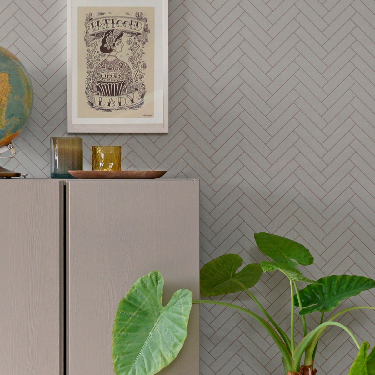 Tapet Herringbone, Majvillan, Tapet pentru copii