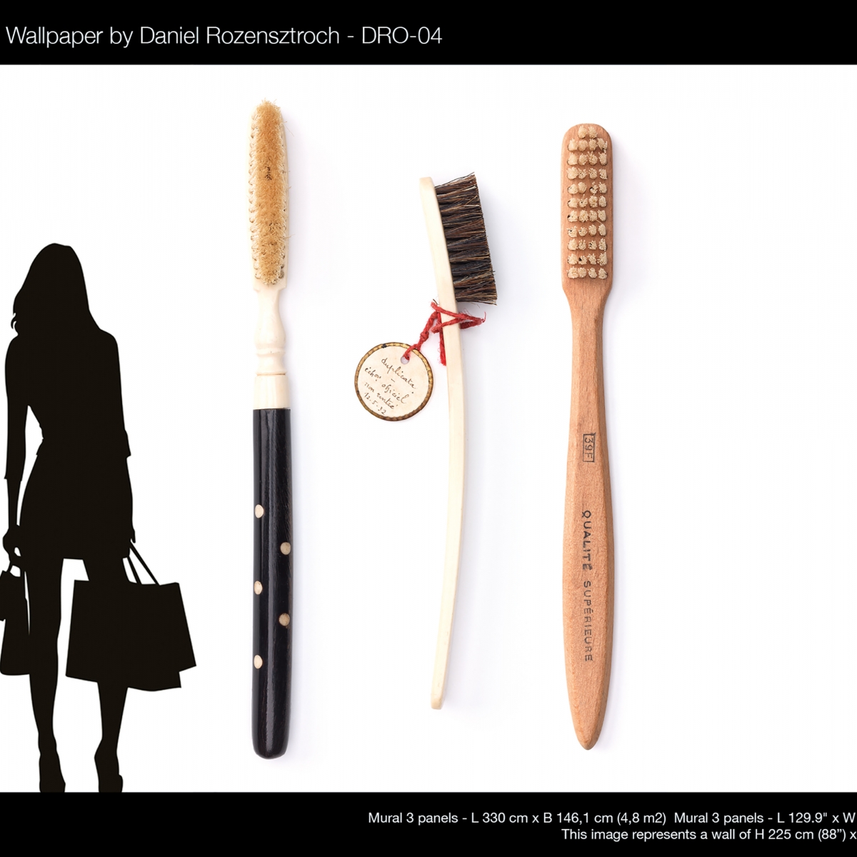 Tapet designer Obsession - BRUSHES XL by Daniel Rozensztroch, DRO-04, NLXL, 4.8mp / model