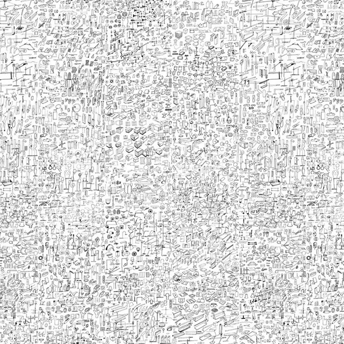 Tapet designer SKETCHES by Neil Poulton, NPO-01, NLXL, 4.9mp / rola
