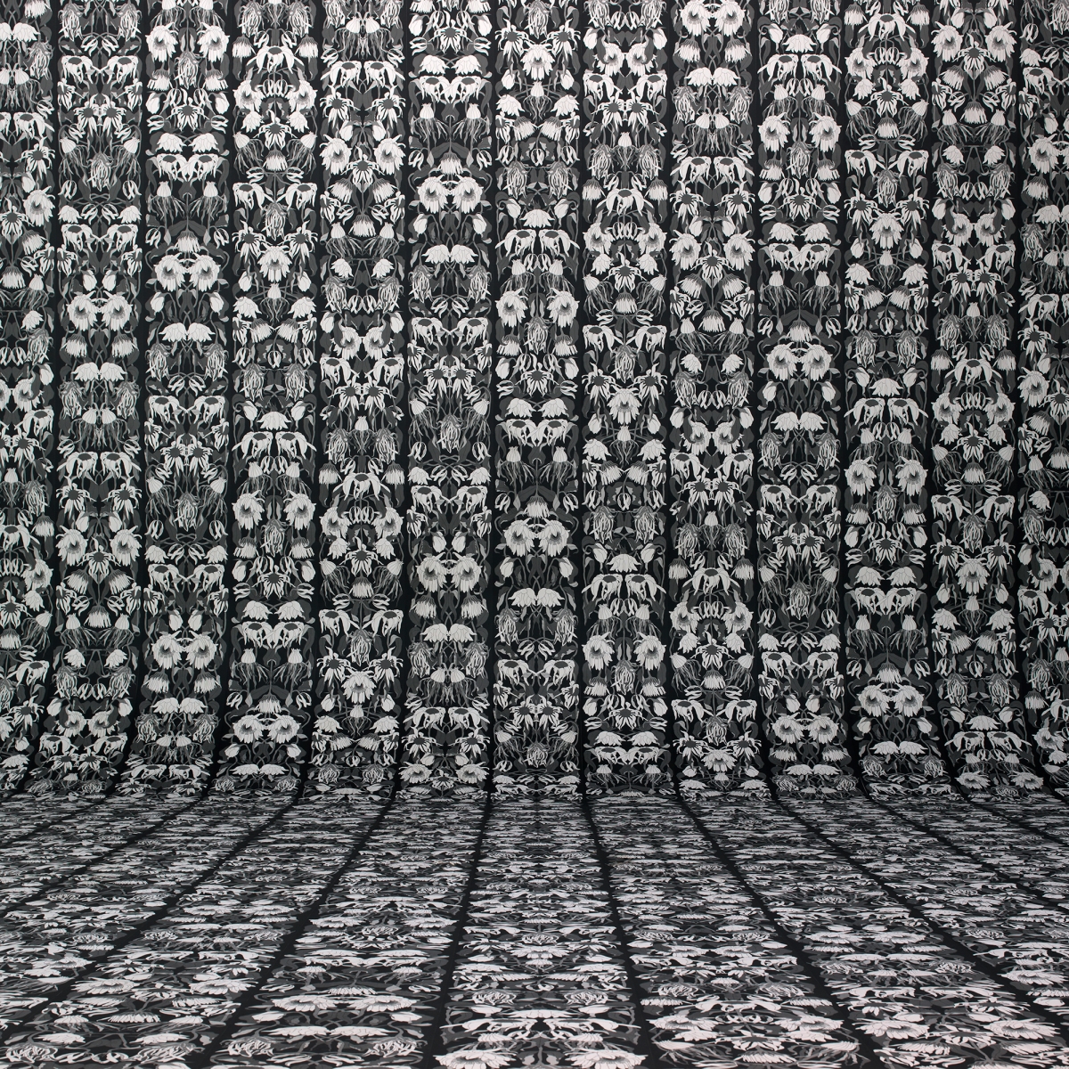 Tapet designer Withered Flowers Black Archives by Studio Job, JOB-06, NLXL, 4.4mp / rola