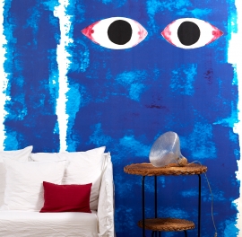 Tapet designer Blue Eyes by Paola Navone, PNO-04, NLXL, 4.8mp / model