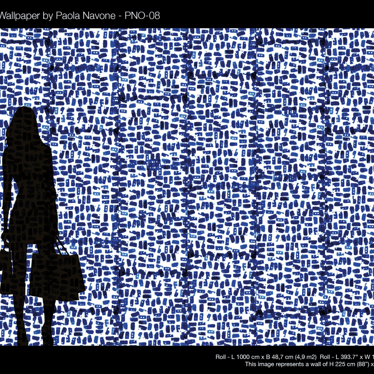 Tapet designer Tye and Dye by Paola Navone, PNO-08, NLXL, 4.9mp / rola