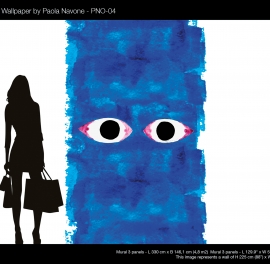 Tapet designer Blue Eyes by Paola Navone, PNO-04, NLXL, 4.8mp / model