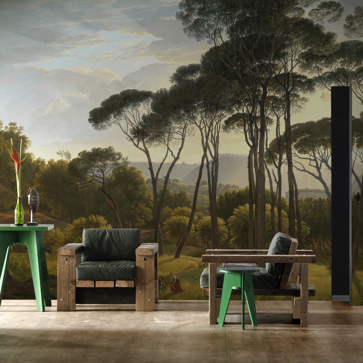 Tapet designer Rijksmuseum - Umbrella Pines by Piet Hein Eek, RKS-01, NLXL, 7.3 - 13.1 mp / model