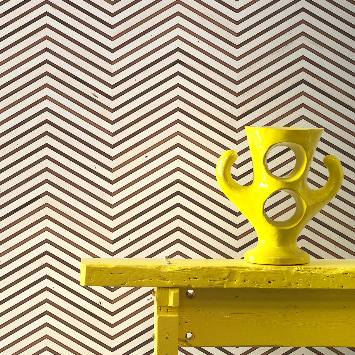 Tapet designer Timber Strips, by Piet Hein Eek , TIM, NLXL, 4.9mp / rola, Tapet hol, Tapet
