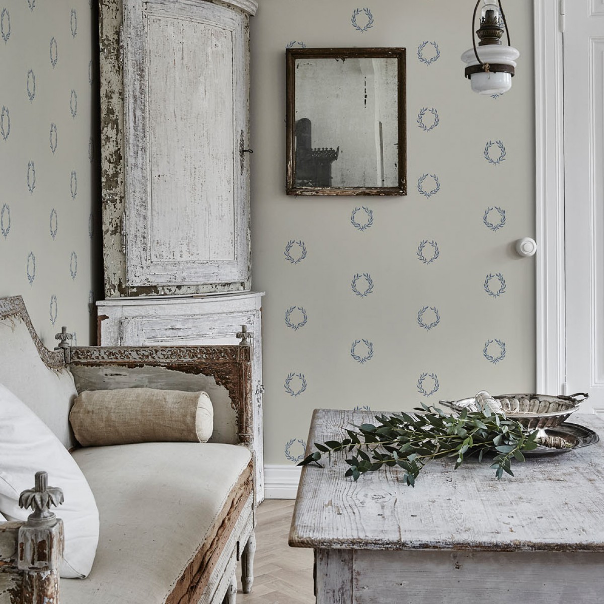 Tapet lavabil Karl Blue, Sandberg, 5.3mp / rola, Tapet living