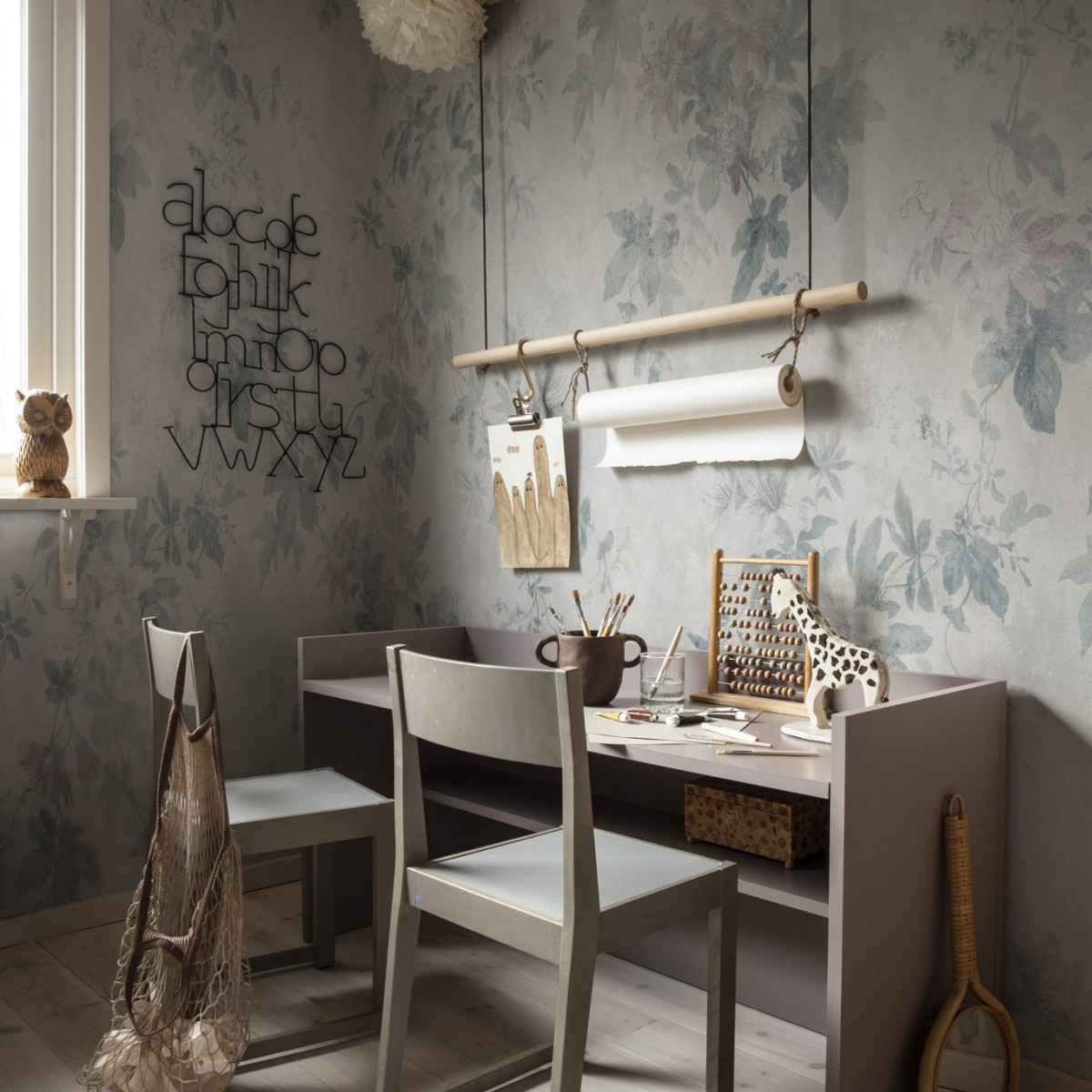 Tapet lavabil Faded Passion Pastel, personalizat, Sandberg, Tapet living