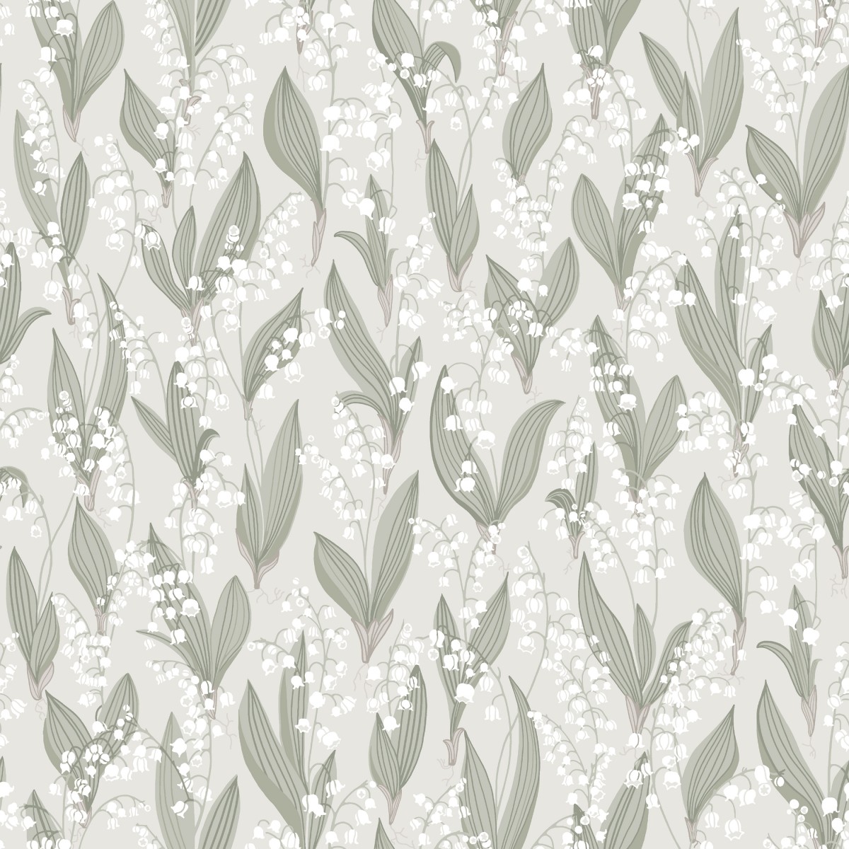 Tapet lavabil Lily of the valley 479, Sandberg, 5.3mp / rola, Tapet hol, Tapet