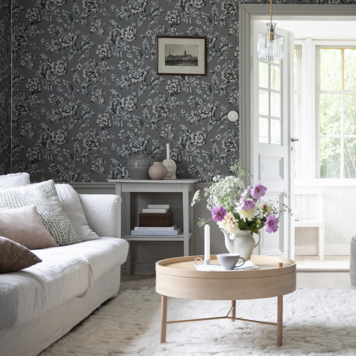 Tapet lavabil Rosenholm 407, Sandberg, 5.3mp / rola