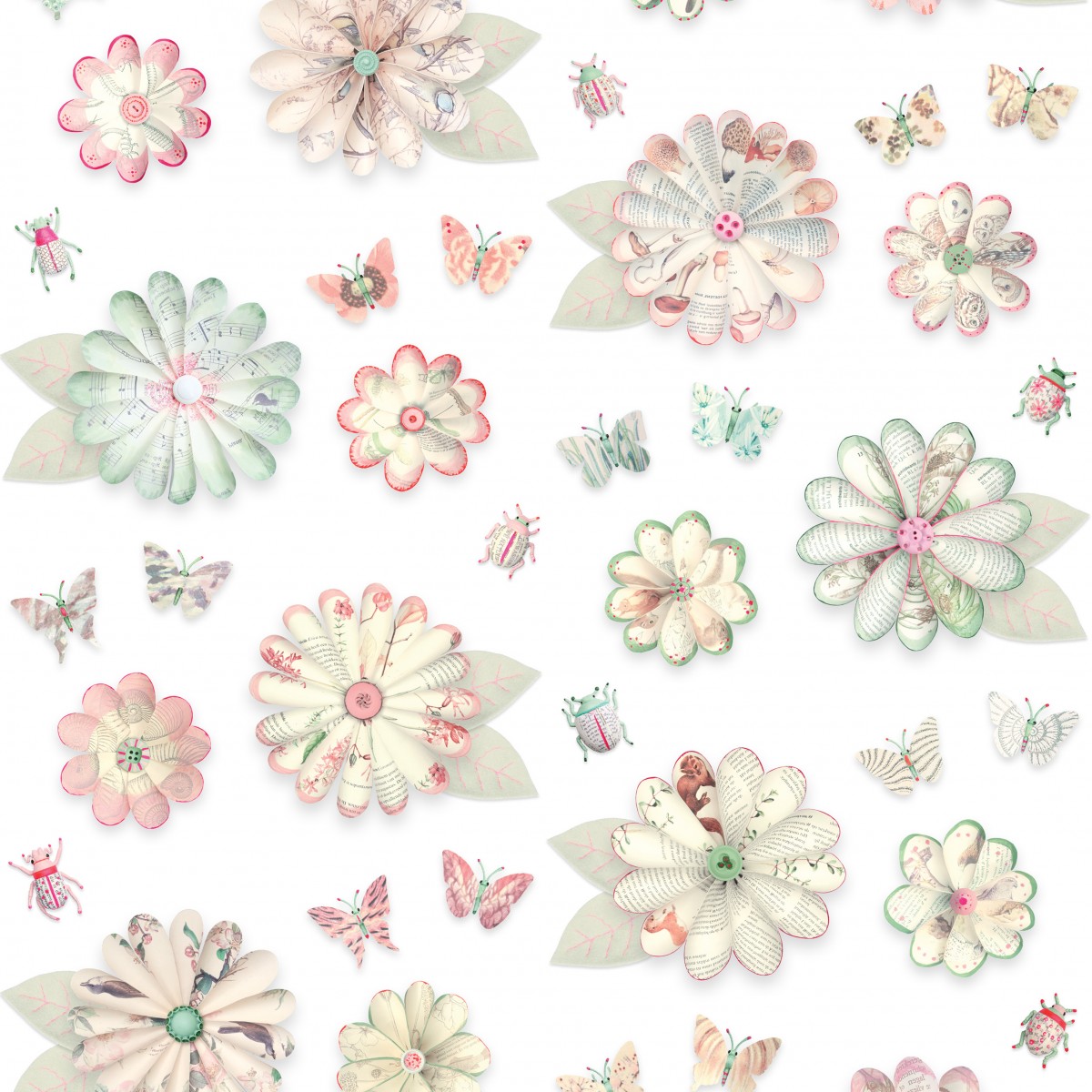 Tapet pentru copii Floral - studio ditte