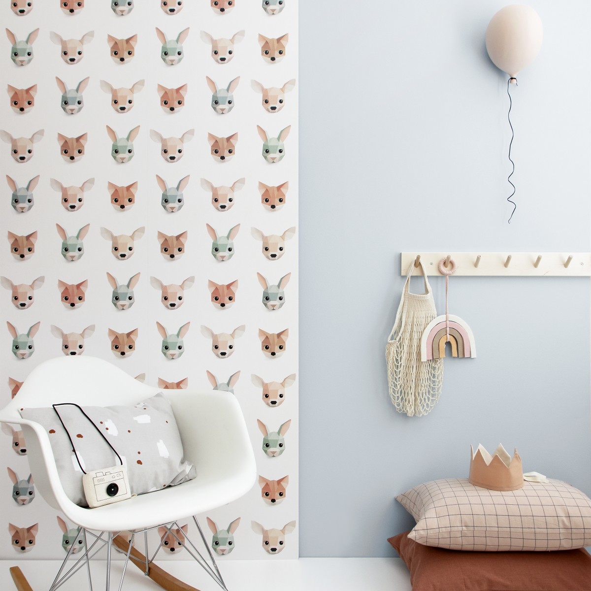 Tapet pentru copii Forest animals - studio ditte