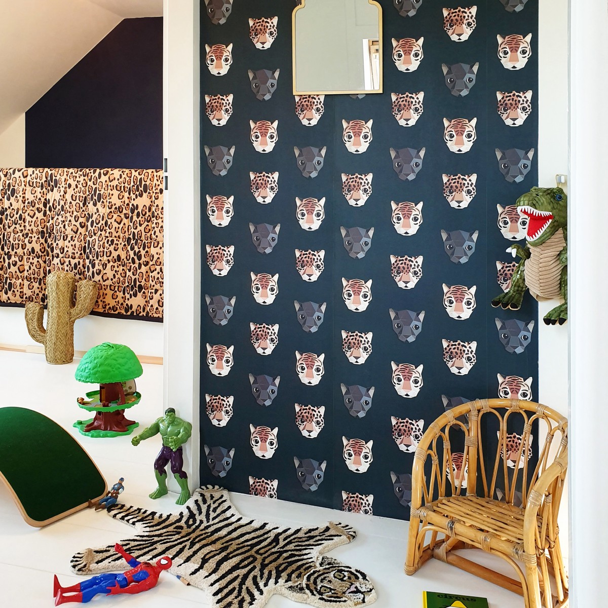 Tapet pentru copii Panthera dark - studio ditte