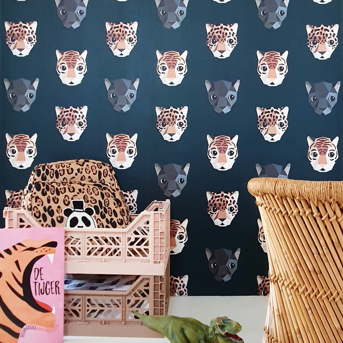 Tapet pentru copii Panthera dark - studio ditte