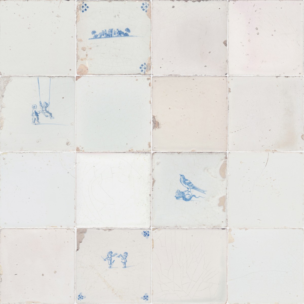Tapet pentru copii Tiles - studio ditte