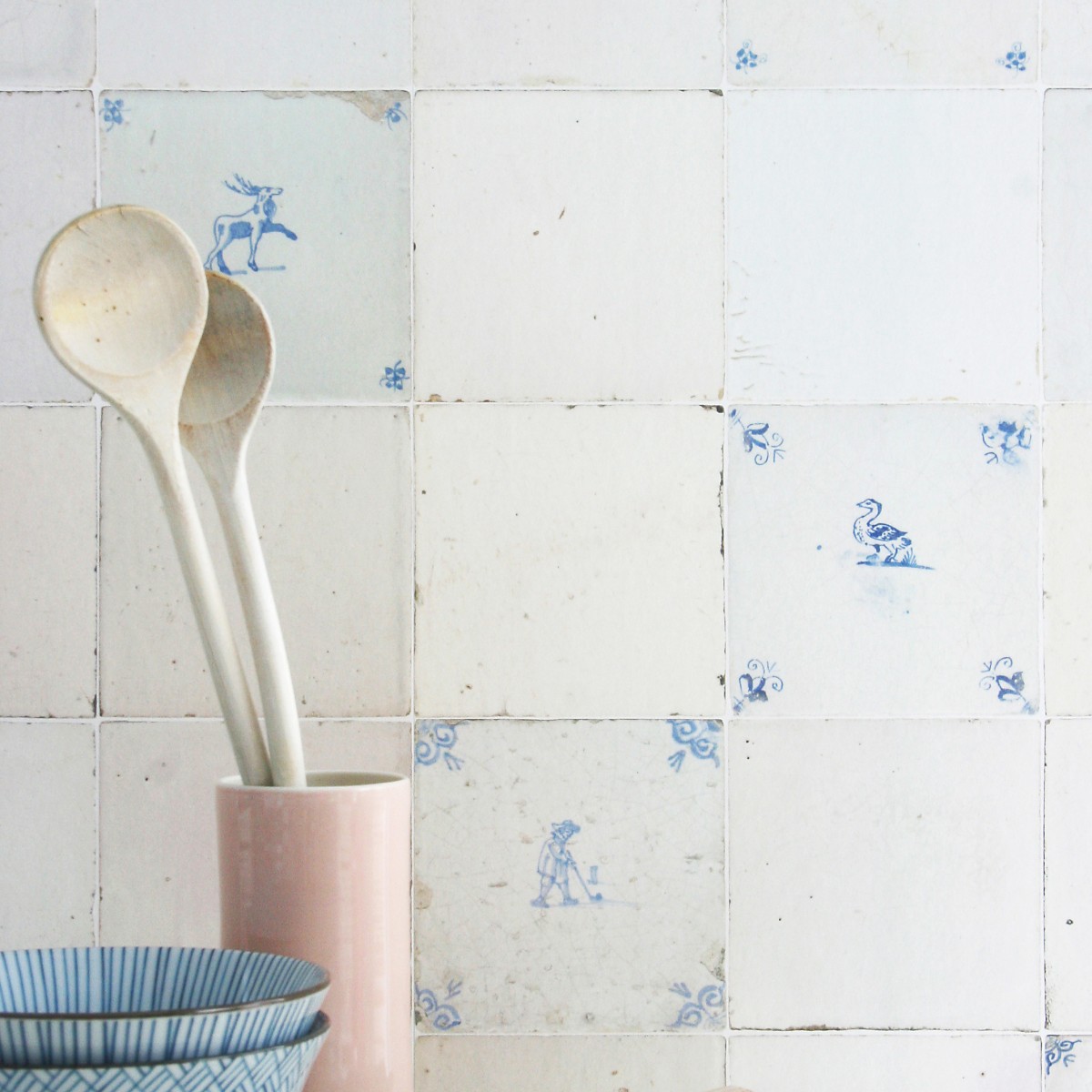 Tapet pentru copii Tiles - studio ditte