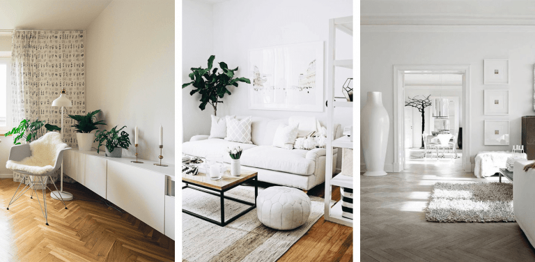 mobila alba living
