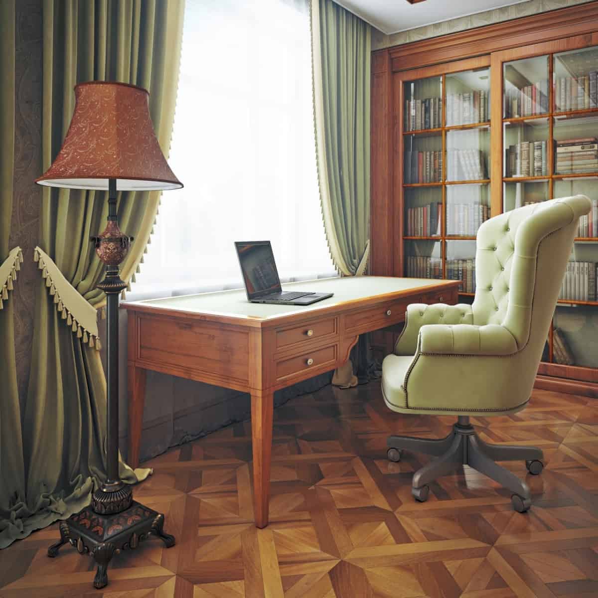 lampadar rustic birou