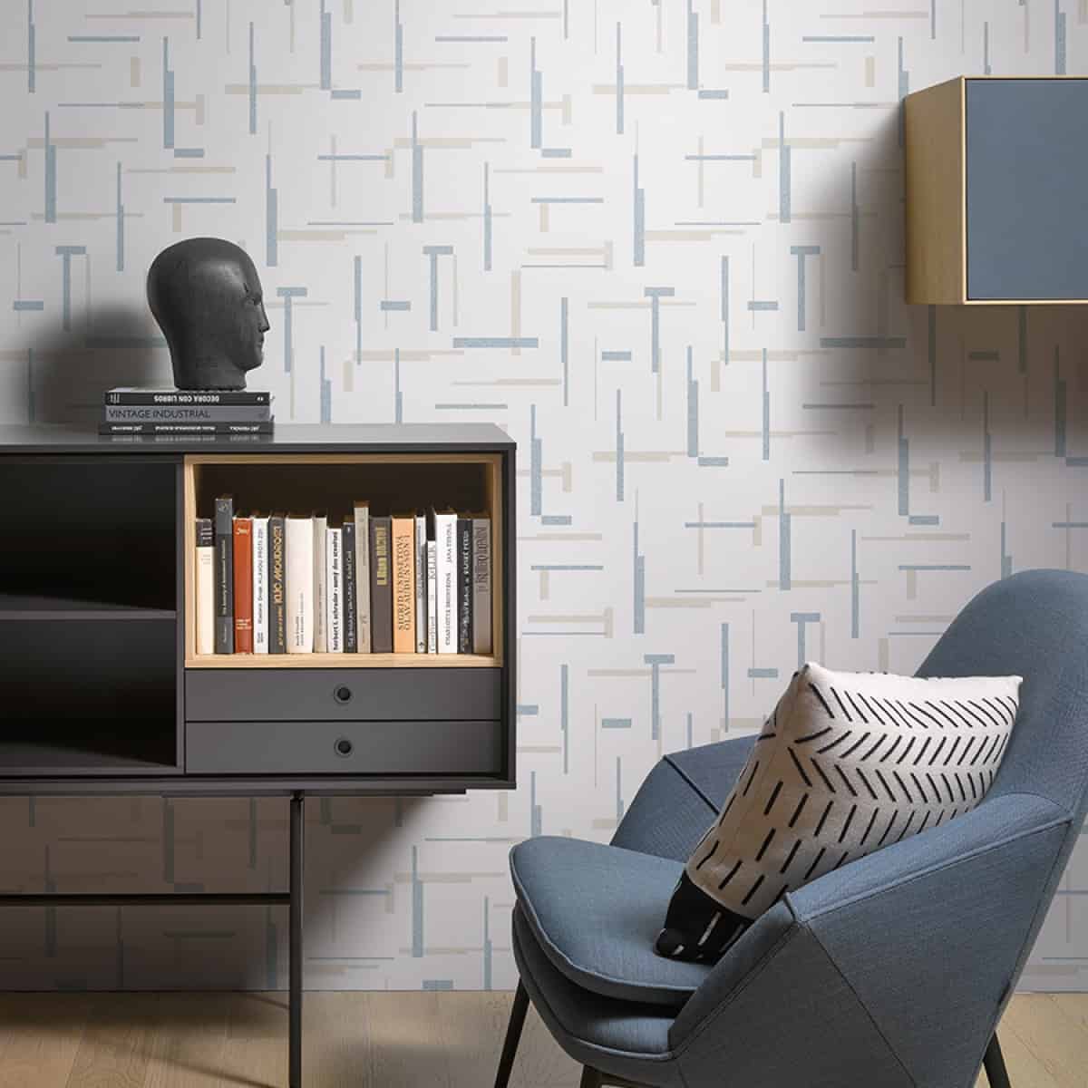 tapet in stil minimalist