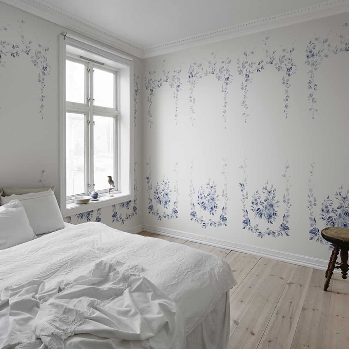 Idei de decor cu tapet pentru pereții din dormitor. Proiect DIY