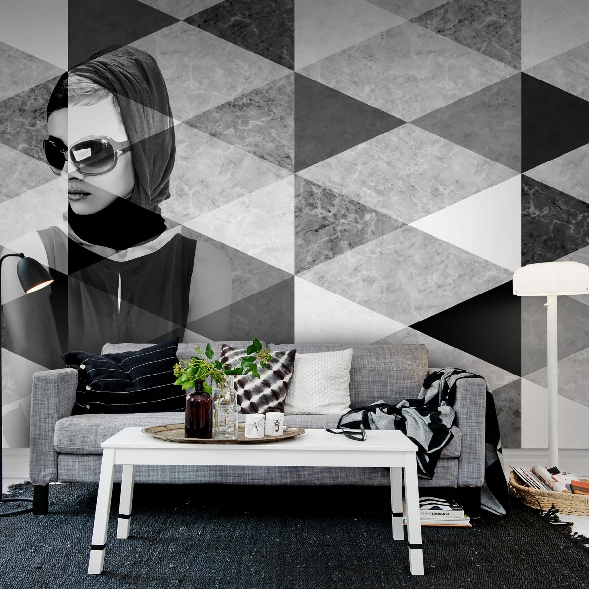 Modele de Fototapet Pentru un Design Alb-Negru