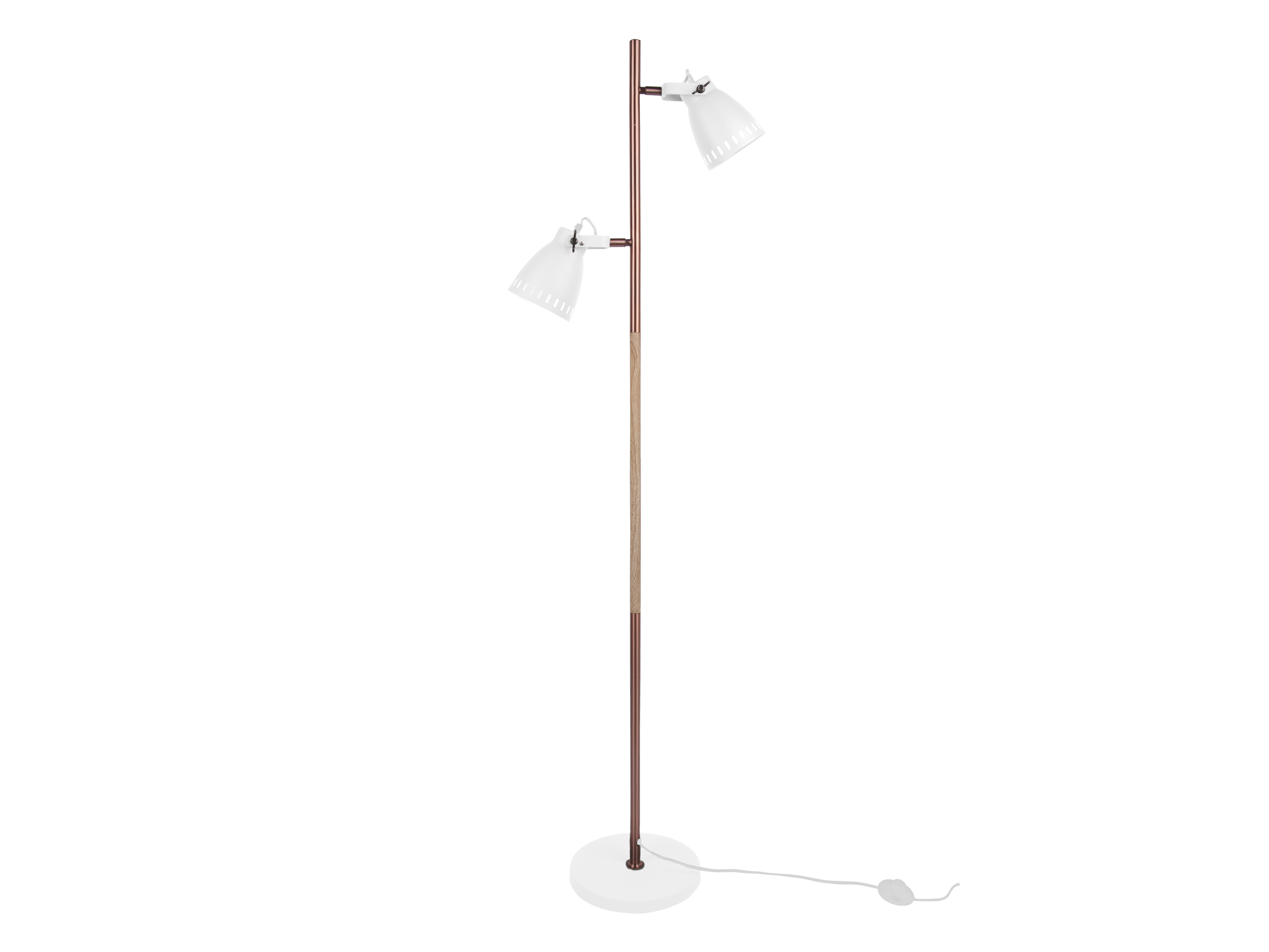 Lampadar mingle cu lemn alb, leitmotiv 