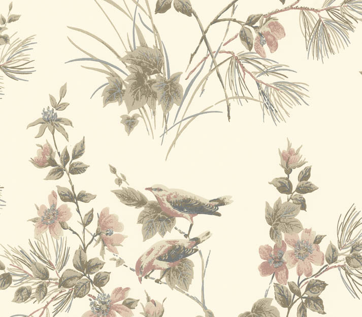 Tapet Rosemore, Natural Luxury Bird, 1838 Wallcoverings, 5.3mp / rola 1838