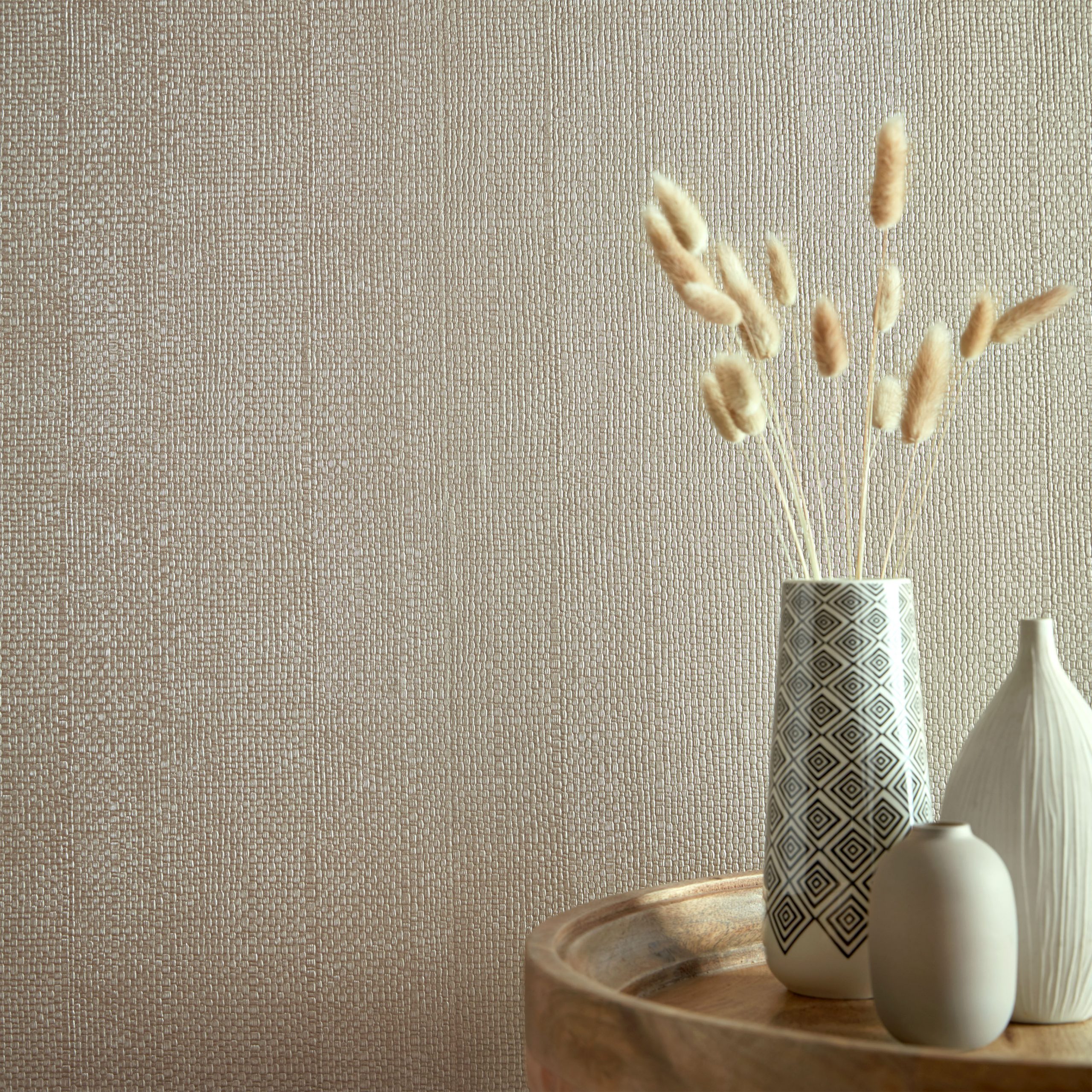 Tapet Serena, Barley Neutral Luxury Textured, 1838 Wallcoverings, 5.3mp / rola 1838