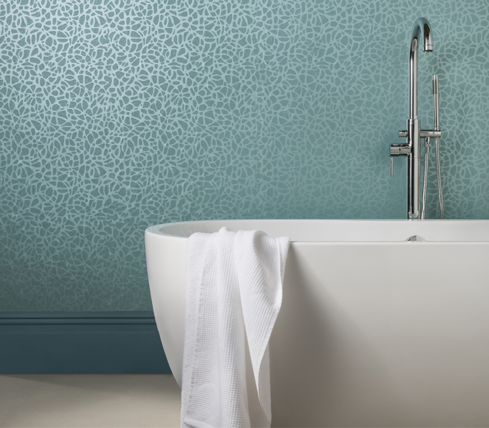 Tapet pebble, seafoam green luxury bead, 1838 wallcoverings, 5.3mp / rola 