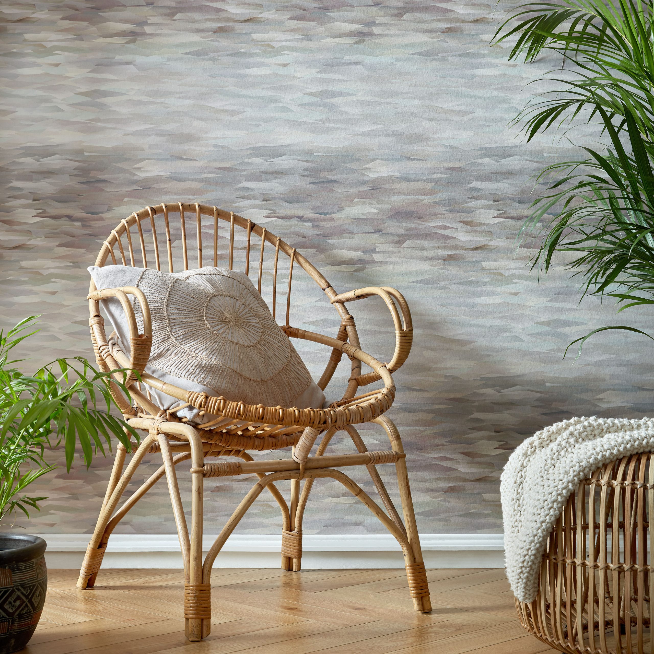 Tapet prism, caramel neutral luxury geometric, 1838 wallcoverings, 5.3mp / rola 
