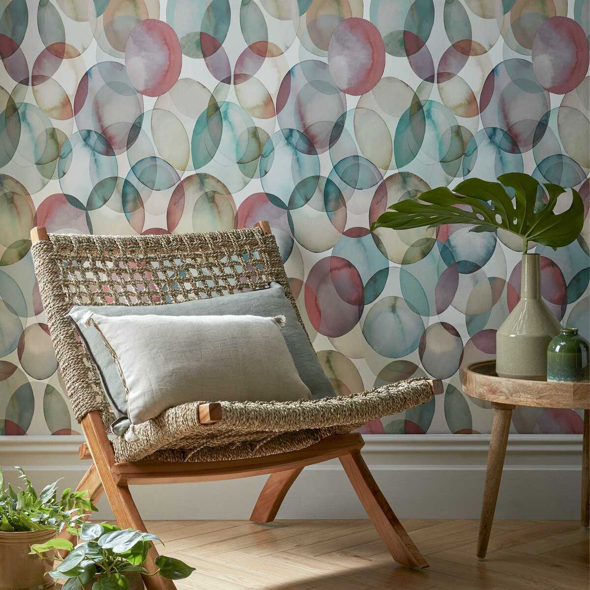 Tapet honesty, peridot green luxury geometric, 1838 wallcoverings, 5.3mp / rola 