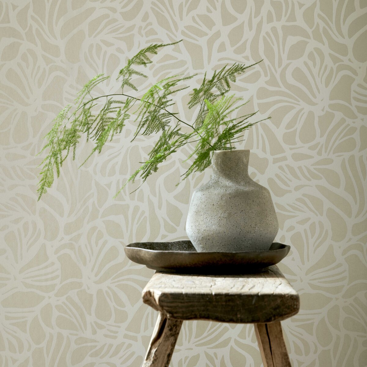Tapet purity, porcelain cream luxury patterned, 1838 wallcoverings, 5.3mp / rola 