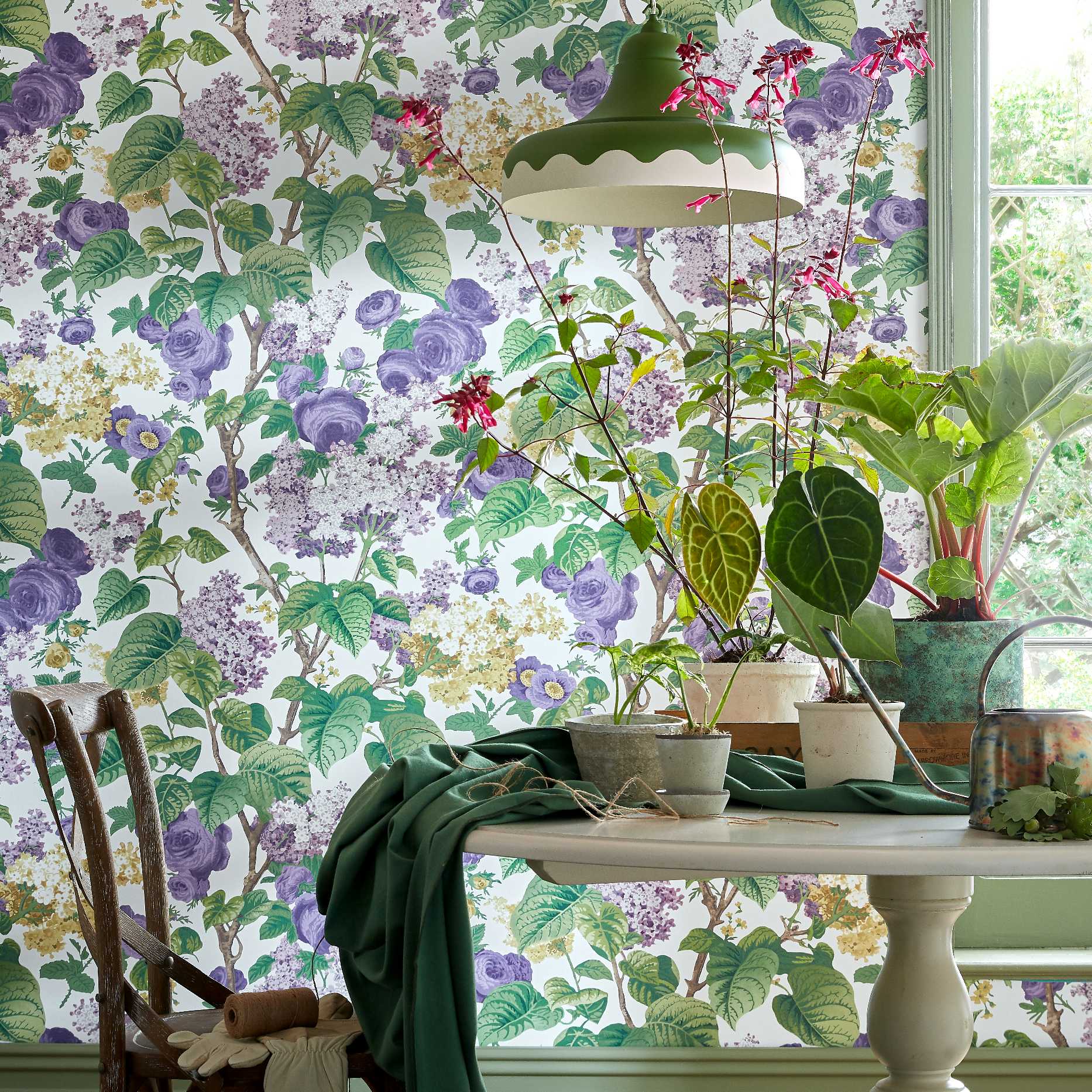 Tapet Floribunda, Lavender Dream Lilac, 1838 Wallcoverings, 7mp / rola