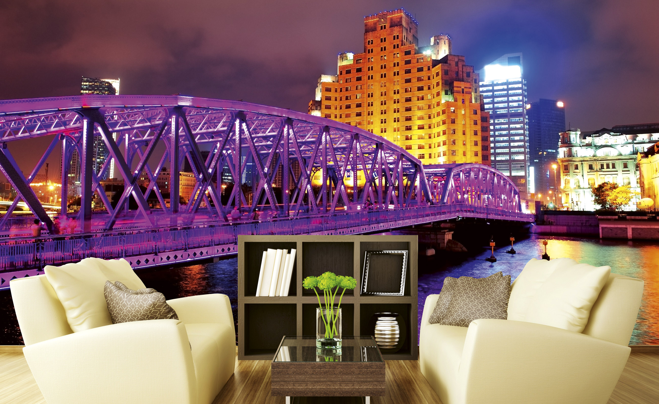 Foto tapet 3d shanghai, dimex, 5 fâșii, 375 x 250cm 