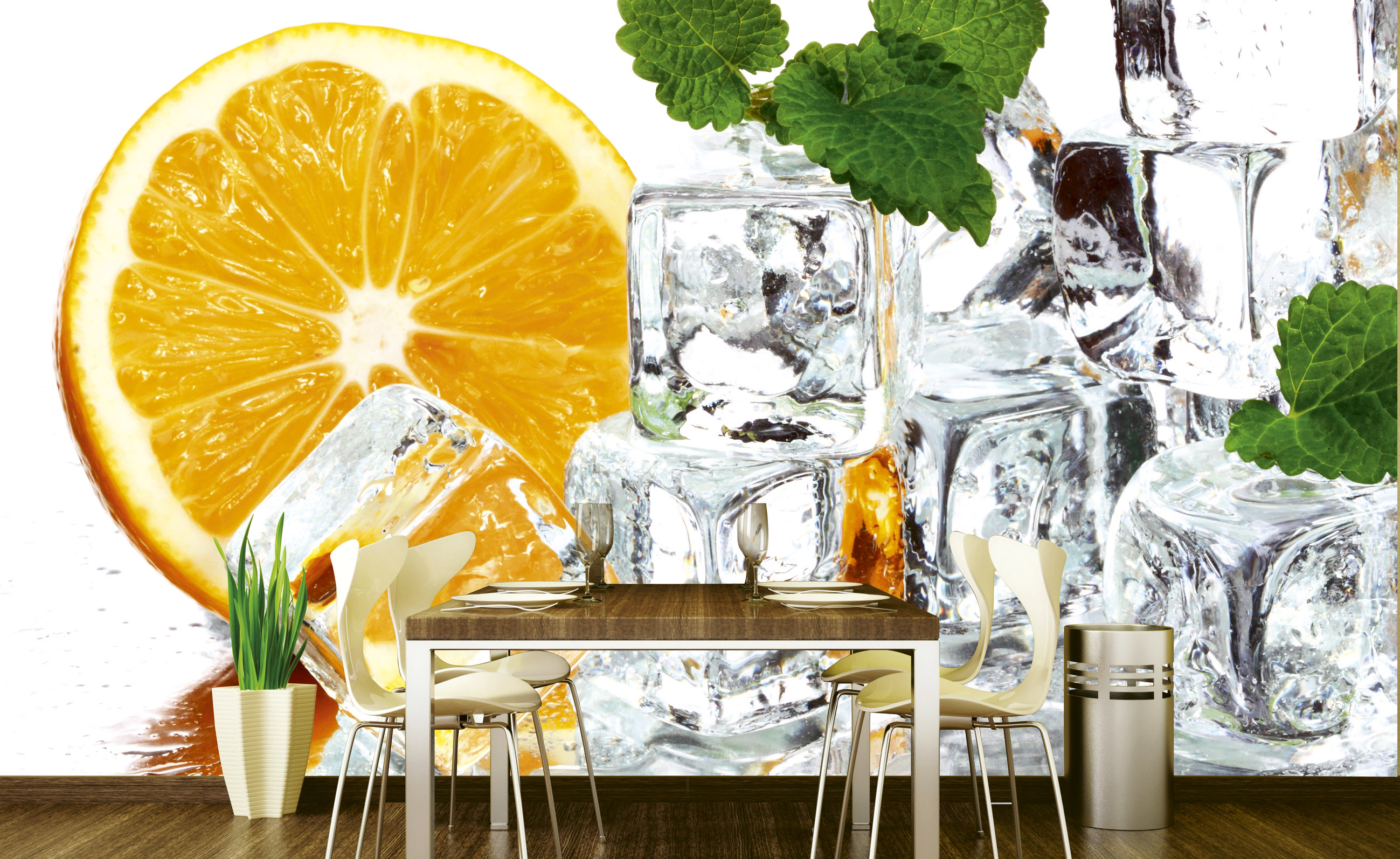 Foto tapet 3D Lemon And Ice, Dimex, 5 fâșii, 375 x 250cm
