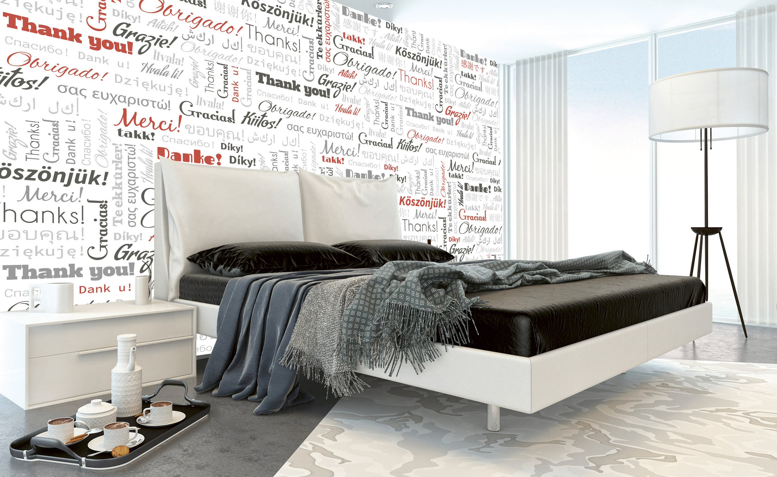 Foto tapet 3d thank you, dimex, 5 fâșii, 375 x 250cm 