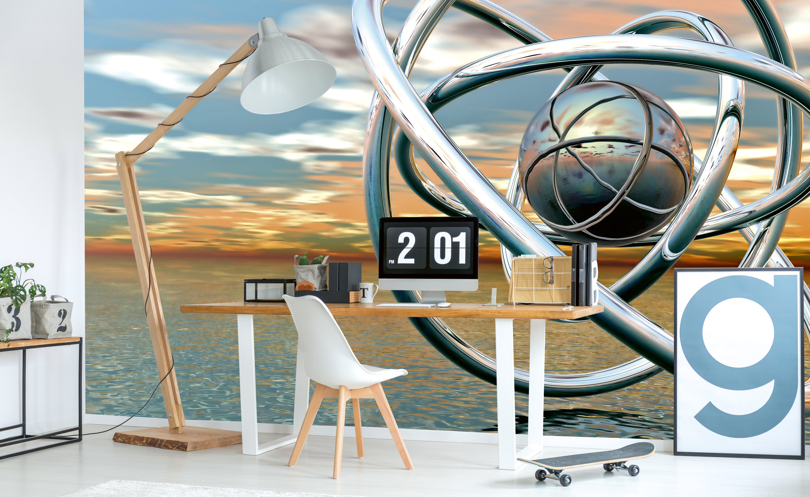 Foto tapet 3d abstract balls, dimex, 5 fâșii, 375 x 250cm 