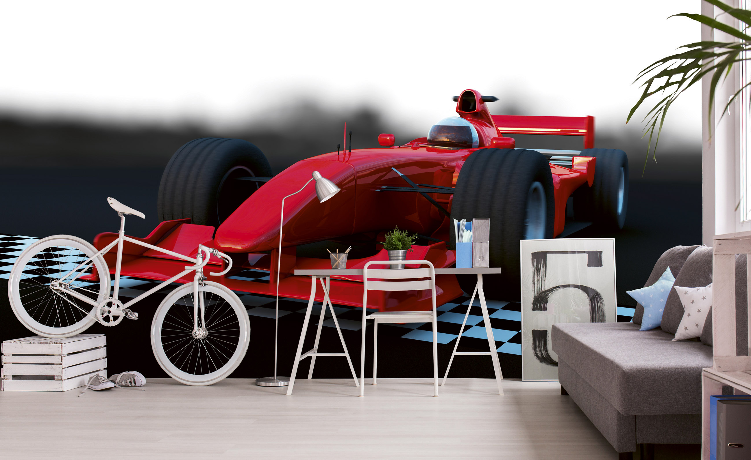 Foto tapet 3d formula, dimex, 5 fâșii, 375 x 250cm 