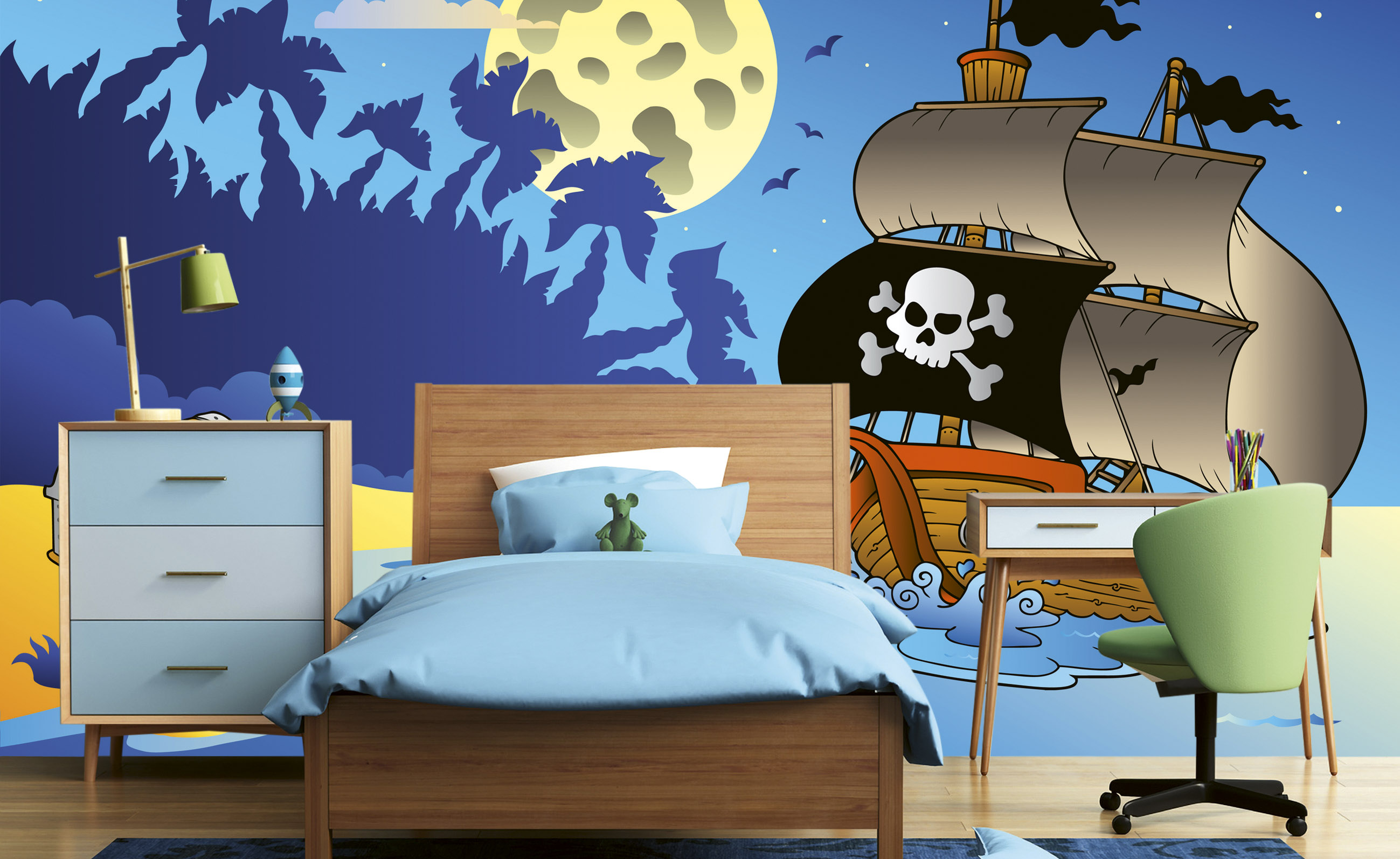Foto tapet 3D Pirate Ship, Dimex, 5 fâșii, 375 x 250cm