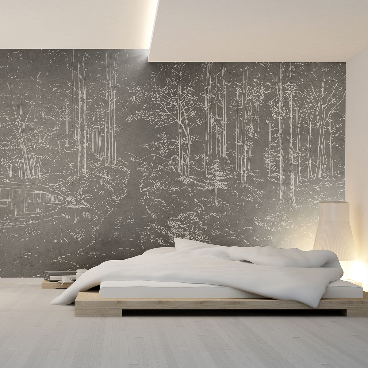 Tapet silvamentium dark, dream prints 