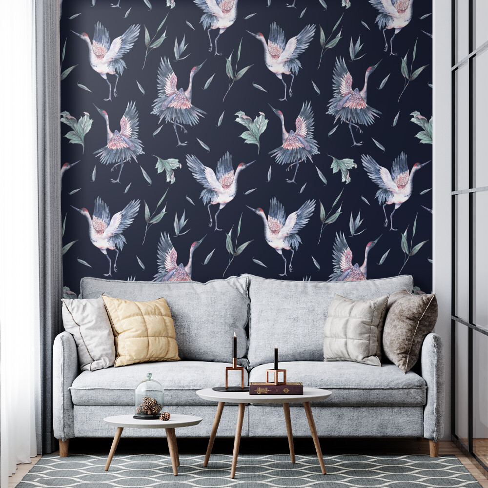 Fototapet dancing herons, dintr-o bucată, grandcanvas 