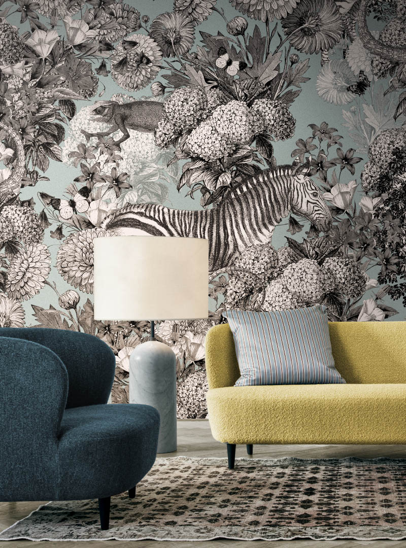 Fototapet contemporan tema esotico, personalizat, idea murale 