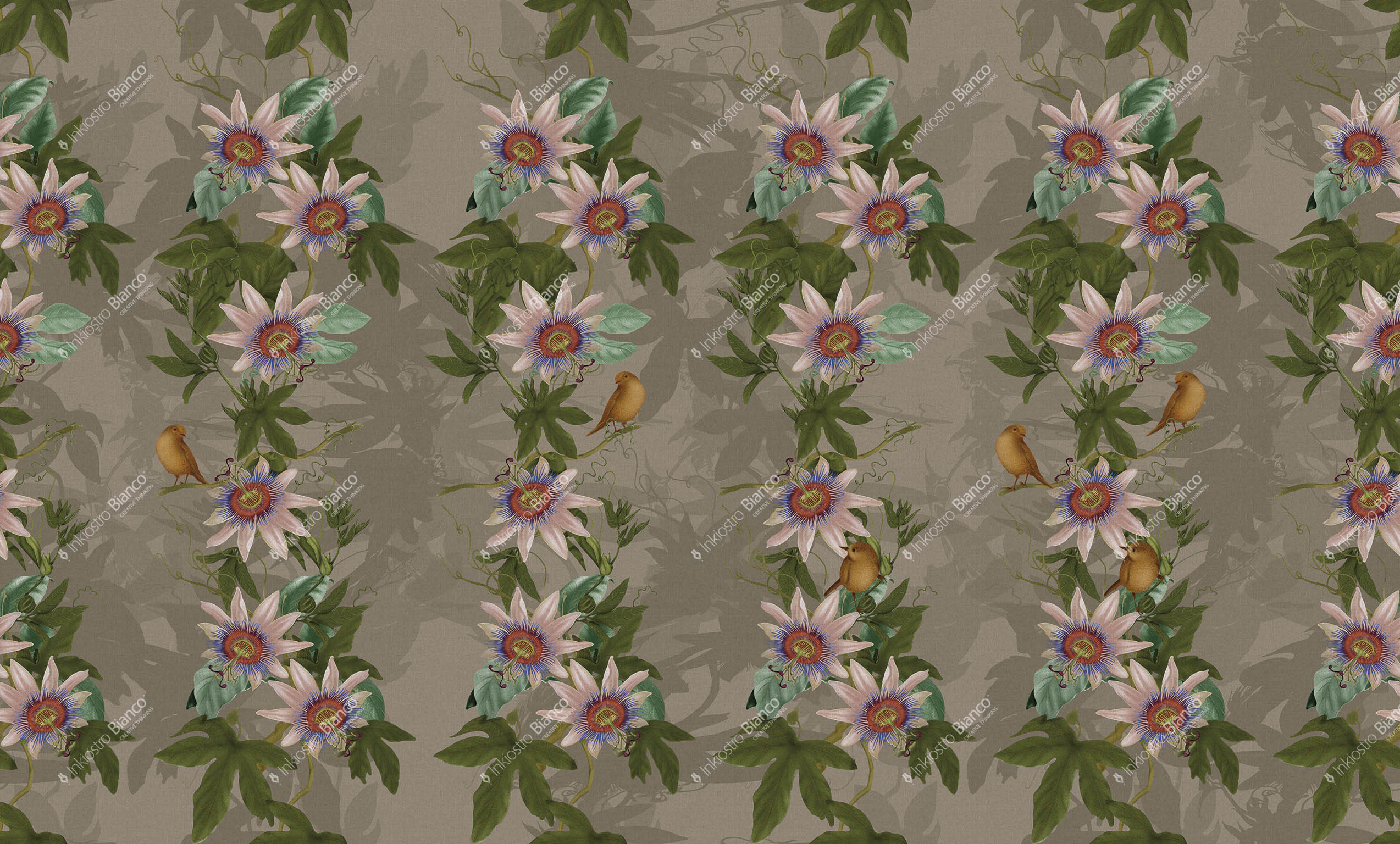 Tapet sketchbook / lixus, variant 4, inkiostro bianco 