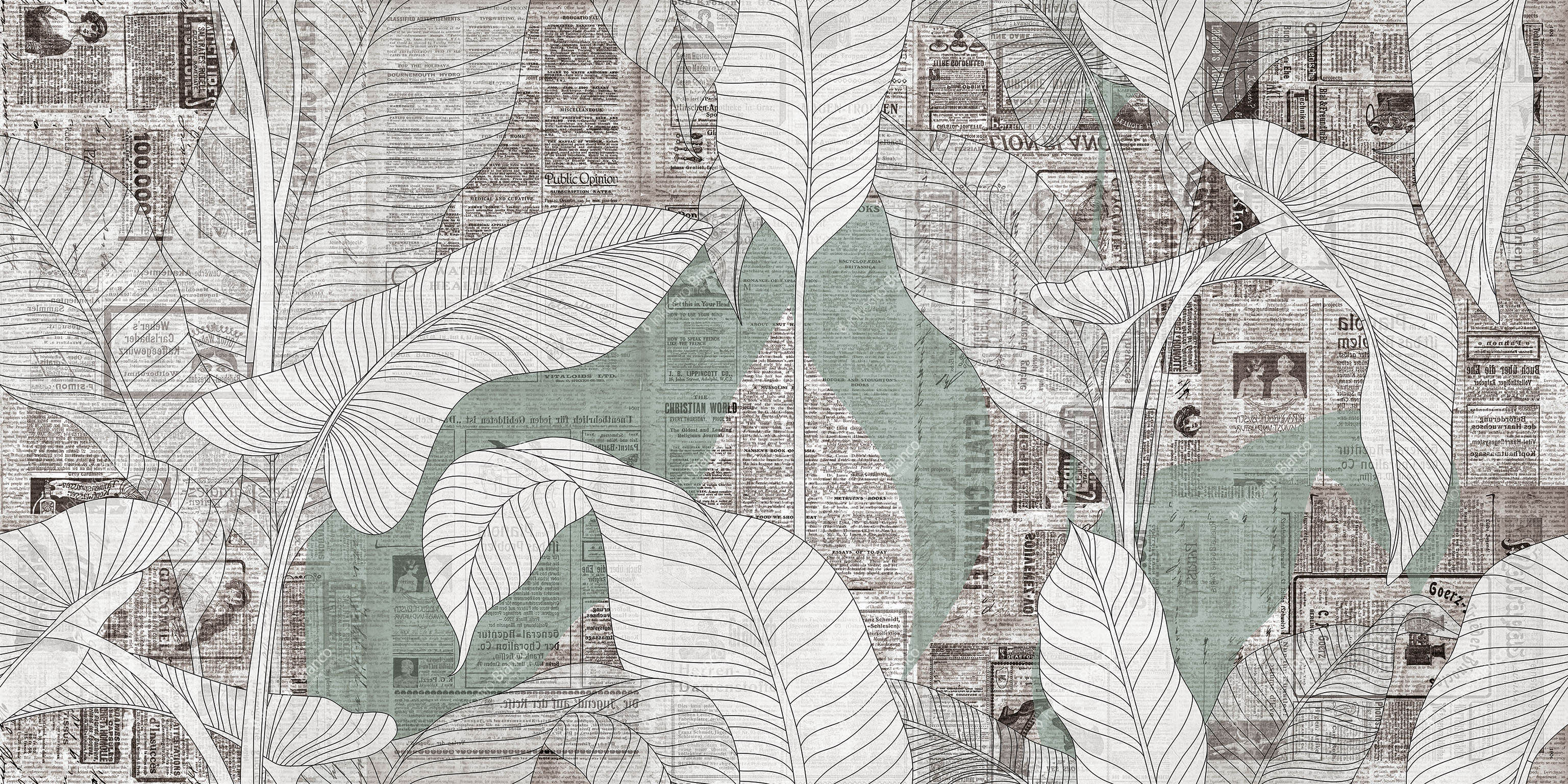 Tapet sketchbook / fuori luogo, variant 2, inkiostro bianco 
