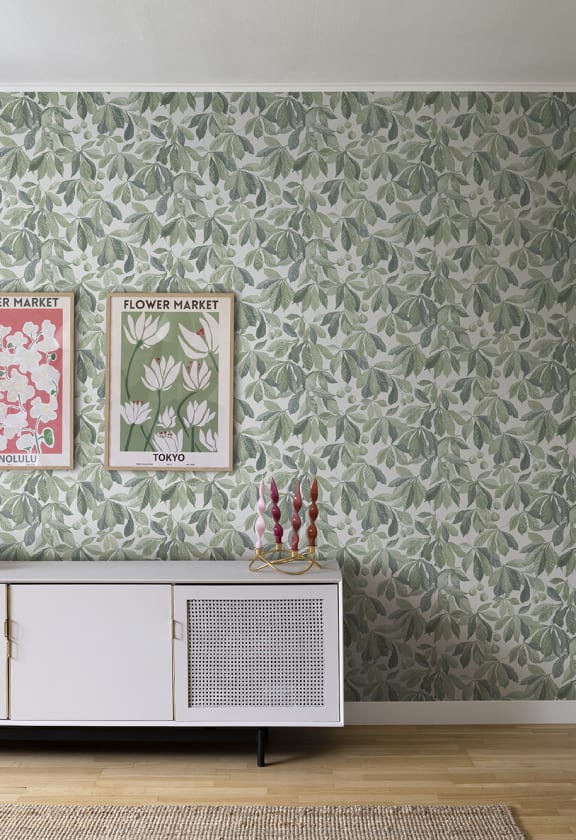 Tapet lavabil kersti spring green, sandberg, 5.3mp / rola 