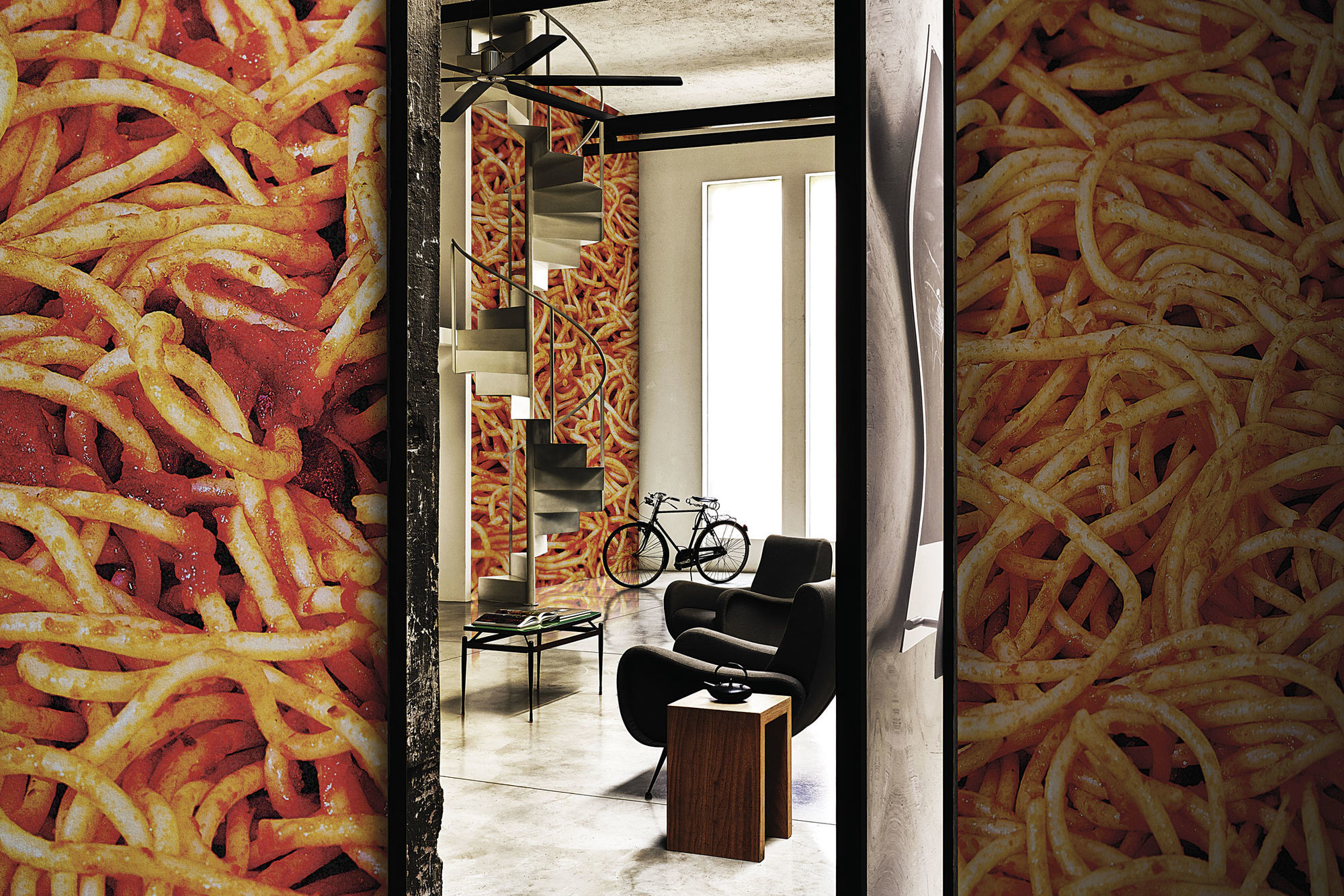 Tapet Toiletpaper / Kitchen Confidential (pasta), Londonart