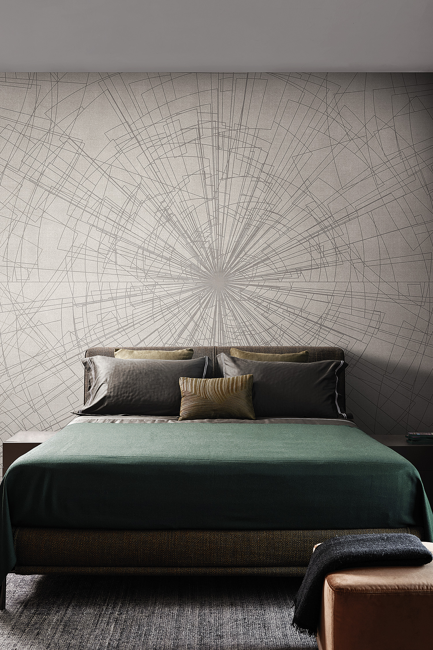 Tapet exclusive wallpaper / abstract re-edition (gri), londonart 