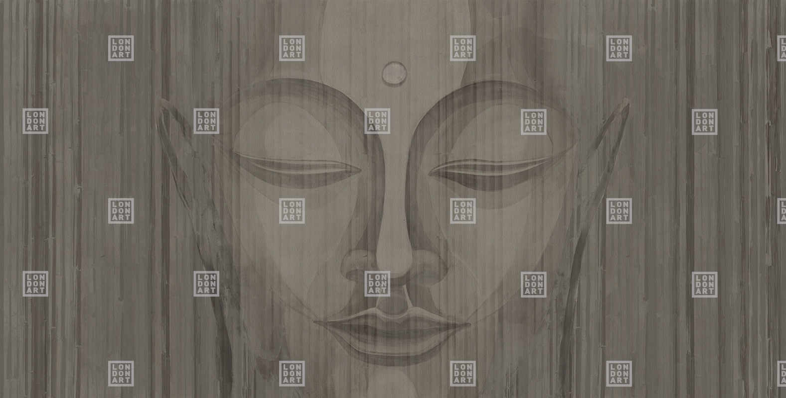 Tapet exclusive wallpaper / canvas re-edition (maro inchis), londonart 