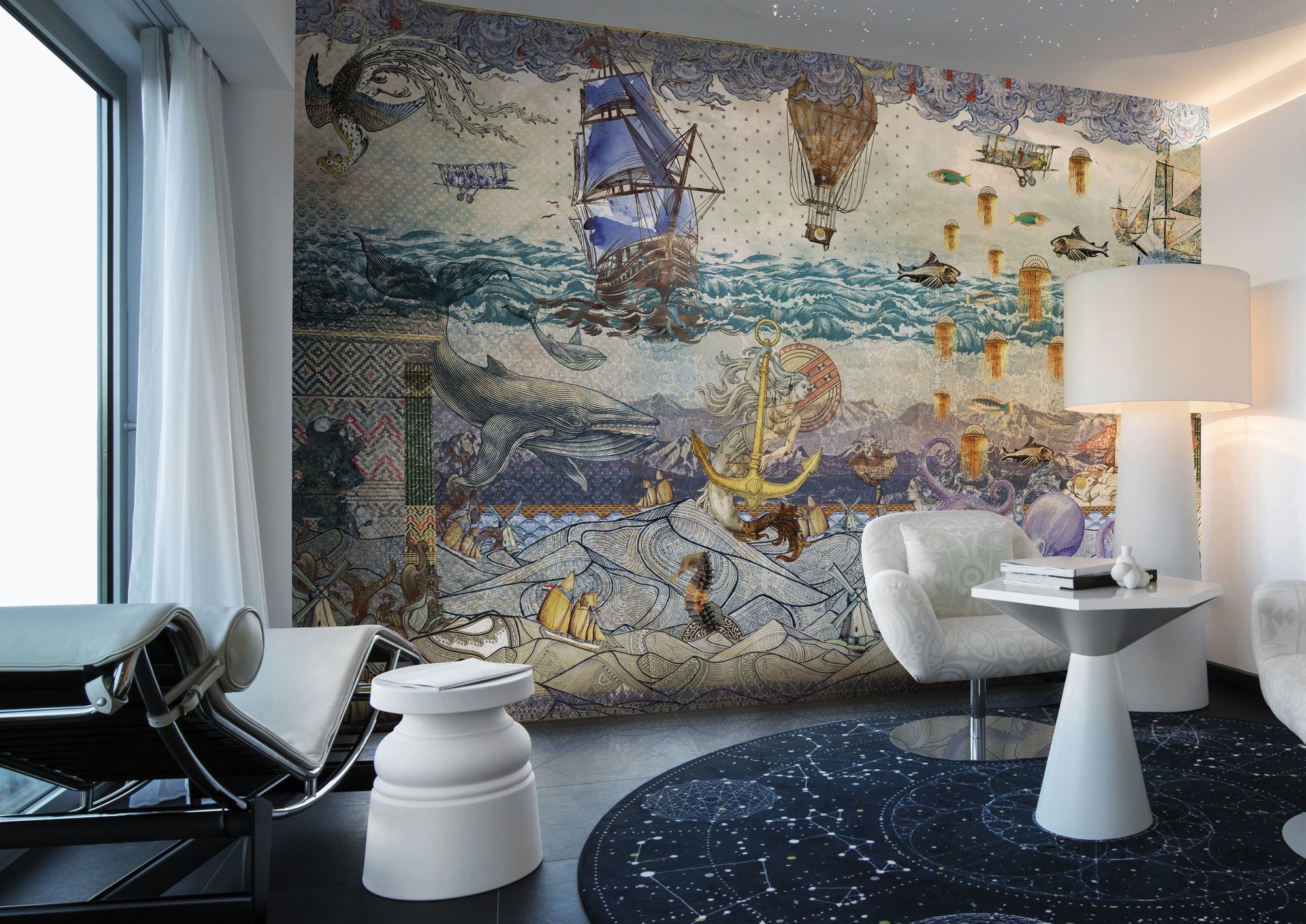 Tapet wanderlust / atlantis, londonart 