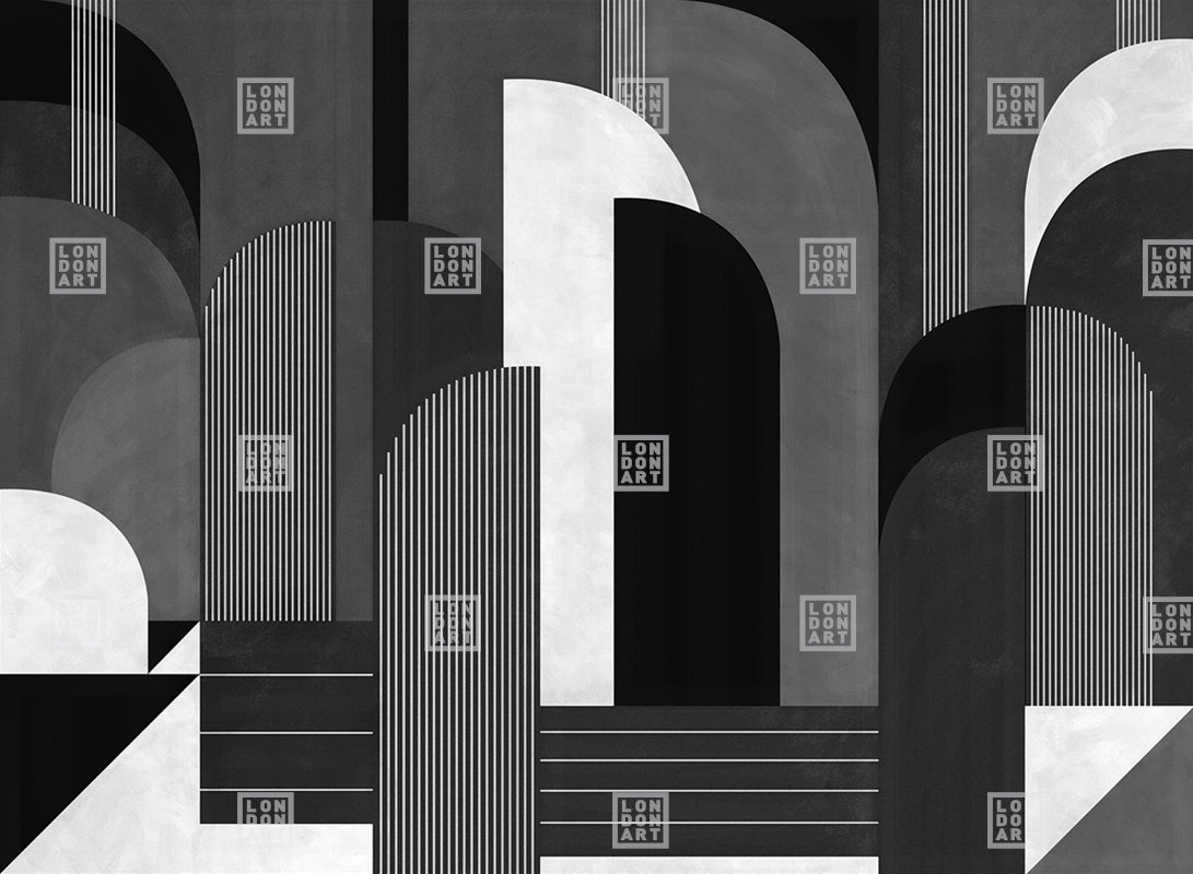Tapet exclusive wallpaper / impression d'orient re-edition (negru), londonart 