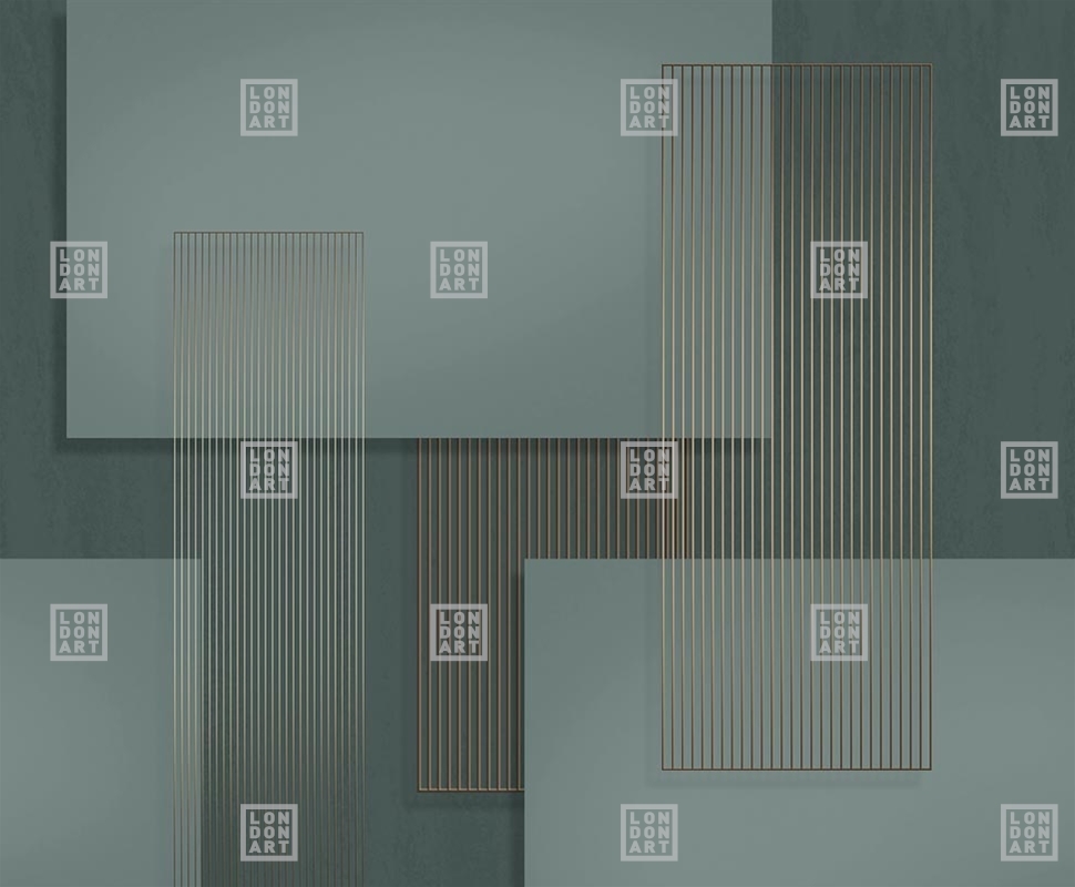 Tapet exclusive wallpaper / layers re-edition (turcoaz), londonart 